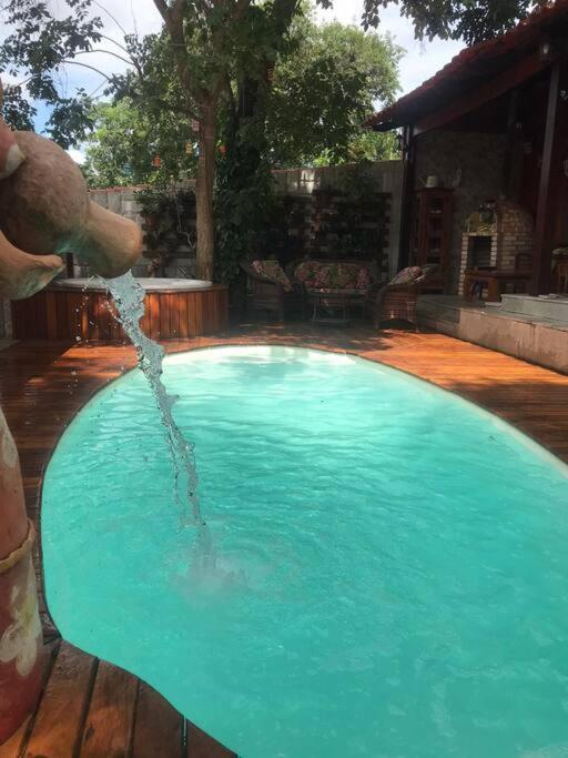 Villa Casa Charmosa Com Piscina Aquecida, Jacuzzi, Ar à Pirenópolis Extérieur photo